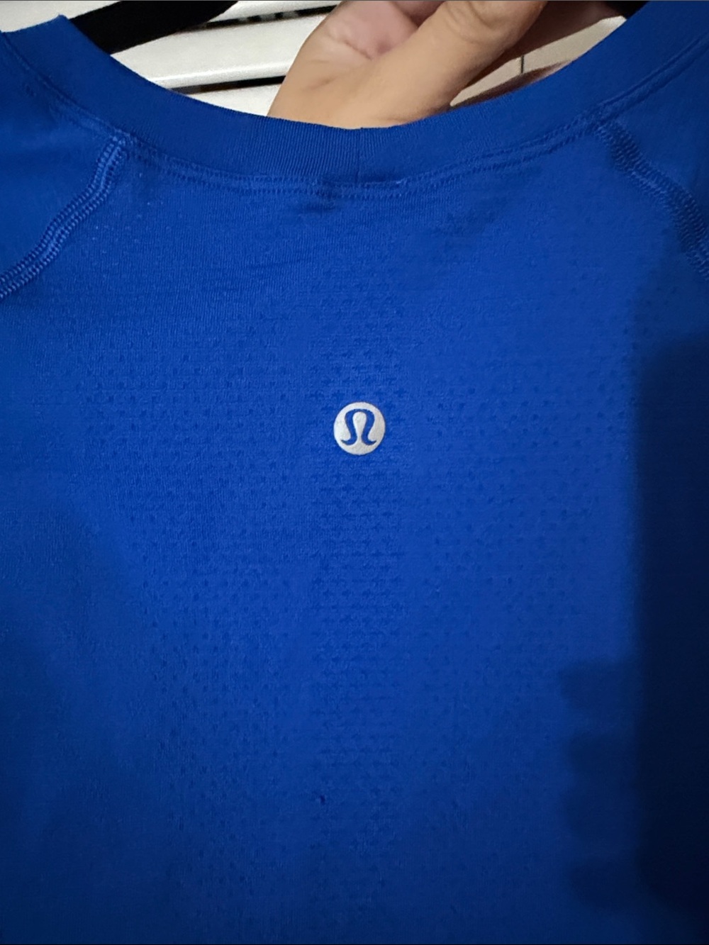 lululemon athletica Royal Blue Short Sleeve Performance Tee - Picture 3 of 3